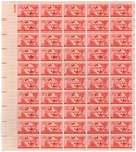 Scott #c47 5oth Anniversary of Powered Flight Sheet of 50 Stamps MNH P#24785 UL