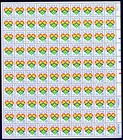 Scott #2248 Love Heart Sheet of 100 Stamps - MNH P#11131 UR