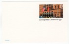 Scott #UX154 Carnegie Hall Centennial Stamped Postal Card