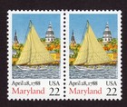 Scott #2342 Maryland Pair of Stamps - MNH