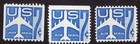 Scott #c51-c51a-c52 Silhoulette of Jet Single of Sheet Booklet Coil Stamp MNH #5