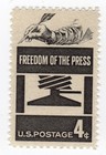 Scott #1119 Freedom of the Press Single Stamp - MNH
