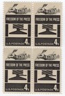 Scott #1119 Freedom of the Press Block of 4 Stamps - MNH