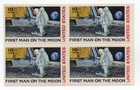 Scott #c76 First Man on the Moon Airmail Block of 4 Stamps - MNH