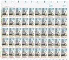 Scott #2340 Connecticut 22¢ Sheet of 50 Stamps - MNH P#2225-1 UL