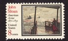 Scott #1433 John Sloan Single Stamp - MNH