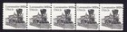 Scott #1897A Locomotive Coil & Line (PNC5) of 5 Stamps - MNH P#3