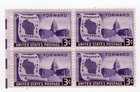 Scott #957 Wisconsin Forward Block of 4 Stamps - MNH w/selvage