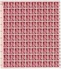 Scott #1046 John Jay Liberty Sheet of 100 Stamps - MNH P#26138 UL