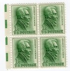Scott #1209 Andrew Jackson Block of 4 Stamps - MNH w/EE selvage