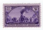 Scott #922 Transcontinental Railroad Golden Spike Single Stamp - MNH