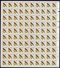 Scott #3033 Eastern Bluebird Sheet of 100 Stamps - MNH Right #1