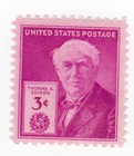 Scott #945 Thomas Edison Single Stamp - MNH