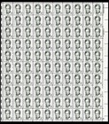 Scott #1861 Thomas H. Gallaudet Sheet of 100 Stamps - MNH P#6 LR