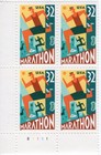 Scott #3067 Marathon (Running) Plate Block of 4 Stamps - MNH
