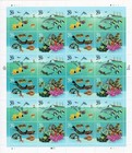 Scott #2866a (2863-2866) Wonders Of The Sea Sheet of 24 Stamps - MNH P#B1111