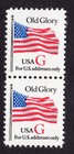 Scott #2882 Old Glory Flag w/Red G Pair of Stamps - MNH