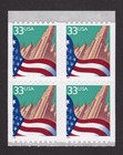 Scott #3279 Flag over City Booklet Block of 4 Stamps - MNH XF
