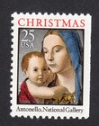 Scott #2514a Christmas Madonna (Antonella) Single Stamp - MNH