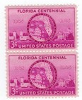 Scott #927 Florida Centennial Pair of Stamps - MNH