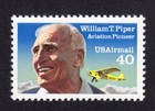 Scott #c132 William T. Piper Single Airmail Stamp - MNH