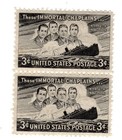 Scott #956 Immortal Chaplains Pair of Stamps - MNH