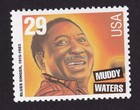 Scott #2855 Muddy Watters Blues Singer Single Stamp - MNH