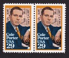 Scott #2550 Cole Porter (Black Heritage) Pair of Stamps - MNH