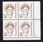Scott #1869a Chester W. Nimitz Plate Block of 4 Stamps - MNH P#1 LR