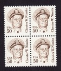 Scott #1869a Chester W. Nimitz Block of 4 Stamps - MNH
