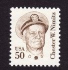 Scott #1869a Chester W. Nimitz Single Stamp - MNH
