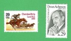 Scott #2754-2755 Cherokee Strip Land Run Dean Acheson Single Stamp - MNH