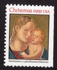 Scott #2578a Madonna & Child (Antoniazzo) Booklet Single Stamp - MNH