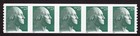 Scott #3475A George Washington Strip of 5 Coil Stamps - MNH