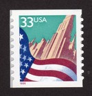 Scott #3281 Flag Over City Coil Stamp - MNH Large Date