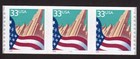Scott #3281 Flag Over City Plate # (PNC3) 3 Stamp Coil - MNH P#7777 Large Date