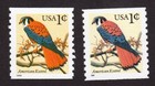 Scott #3044 & 3044a American Kestrel Single Coil Stamp - MNH