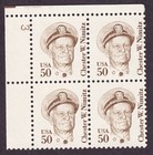 Scott #1869d Chester W. Nimitz Plate Block of 4 Stamps - MNH Dull Gum P#3 UL B