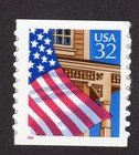 Scott #2915A Flag over Porch Single Stamp - MNH 10x10 PV/VP