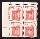 Scott #1582b 2¢ Podium Zip Block of 4 Stamps - MNH