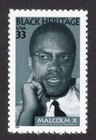 Scott #3273 Malcolm X Black Heritage Single Stamp - MNH XF #1