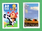 Scott #3204a-3206 Sylvester & Tweety & Wisconsin Single Stamp - MNH