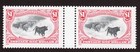 Scott #3210 Trans-Mississippi Cattle in the Storm Pair of Stamps - MNH