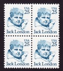 Scott #2182 Jack London Block Of 4 Stamps - MNH