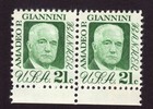 Scott #1400 Amadeo P. Giannini Pair of Stamps - MNH #1 XF