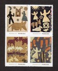 Scott #6058 Harriet Powers Block of 4 Forever Stamps - MNH
