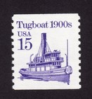 Scott #2260 Tugboat 1900s Coil Single Stamp - MNH #2