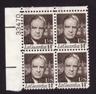 Scott #1397 Fiorello LaGuardia Plate Block of 4 Stamps - MNH P#33470 UL #2