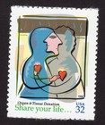 Scott #3227 Share Your Life... Organ & Tissue Donor Single Stamp - MNH