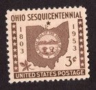 Scott #1018 Ohio Single Stamp - MNH